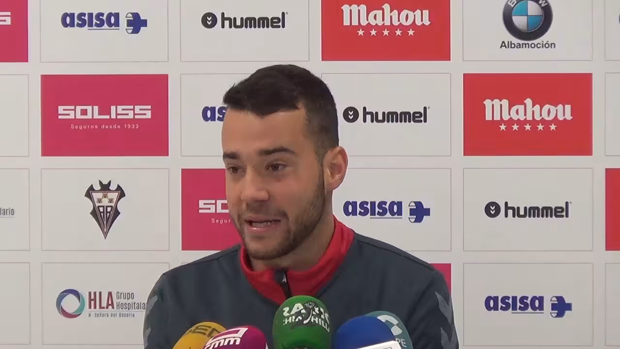 Marc Rovirola en el Albacete