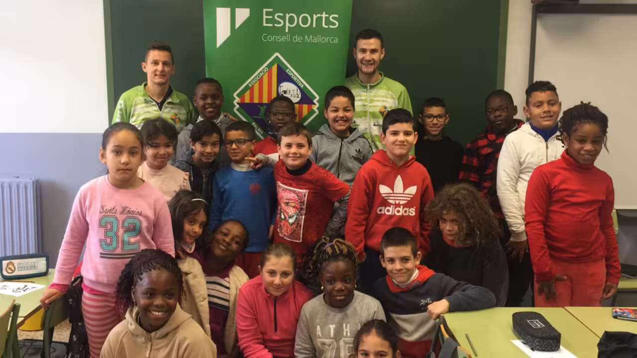 Palma Futsal en el colegio