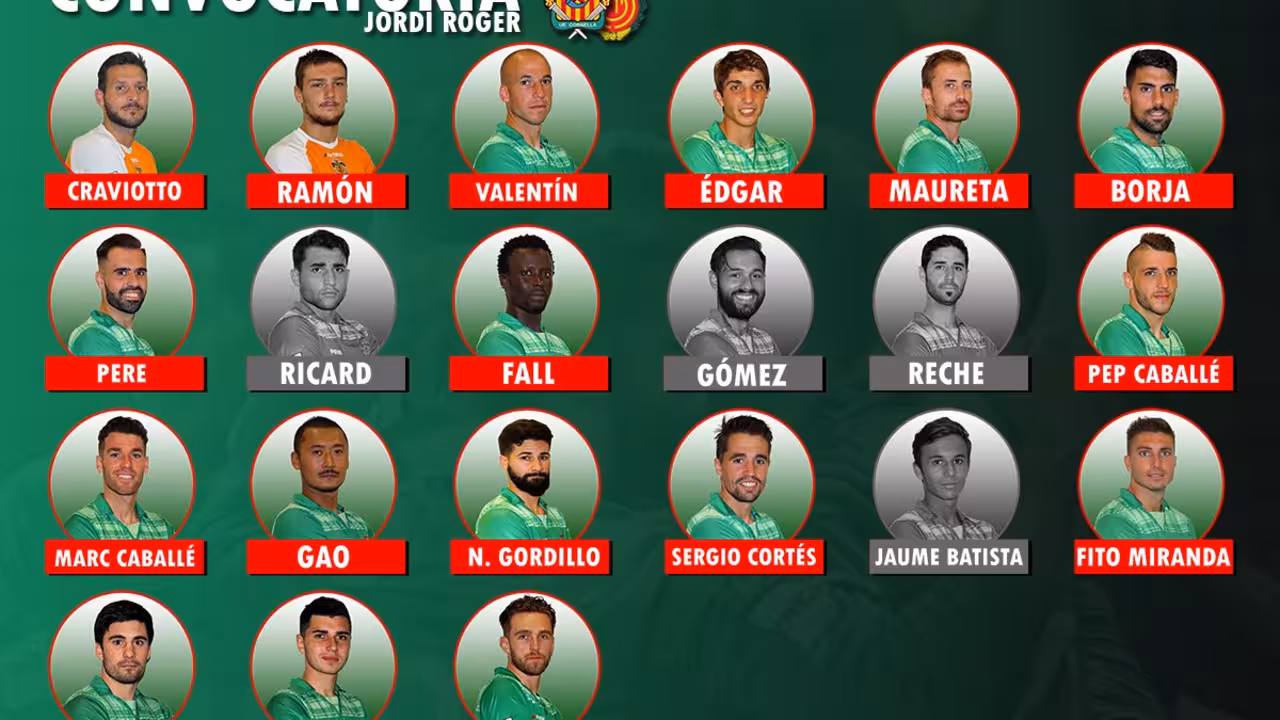 Lista de convovados ante el Cornella