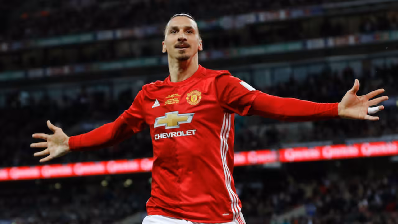 Britain Soccer Football - Southampton v Manchester United - EFL Cup Final - Wembley Stadium - 26/2/17 Manchester United's Zlatan Ibrahimovic celebrates scoring their third goal  Reuters / Darren Staples Livepic EDITORIAL USE ONLY. No use with unauthorized audio, video, data, fixture lists, club/league logos or "live" services. Online in-match use limited to 45 images, no video emulation. No use in betting, games or single club/league/player publications. Please contact your account representative for further details.