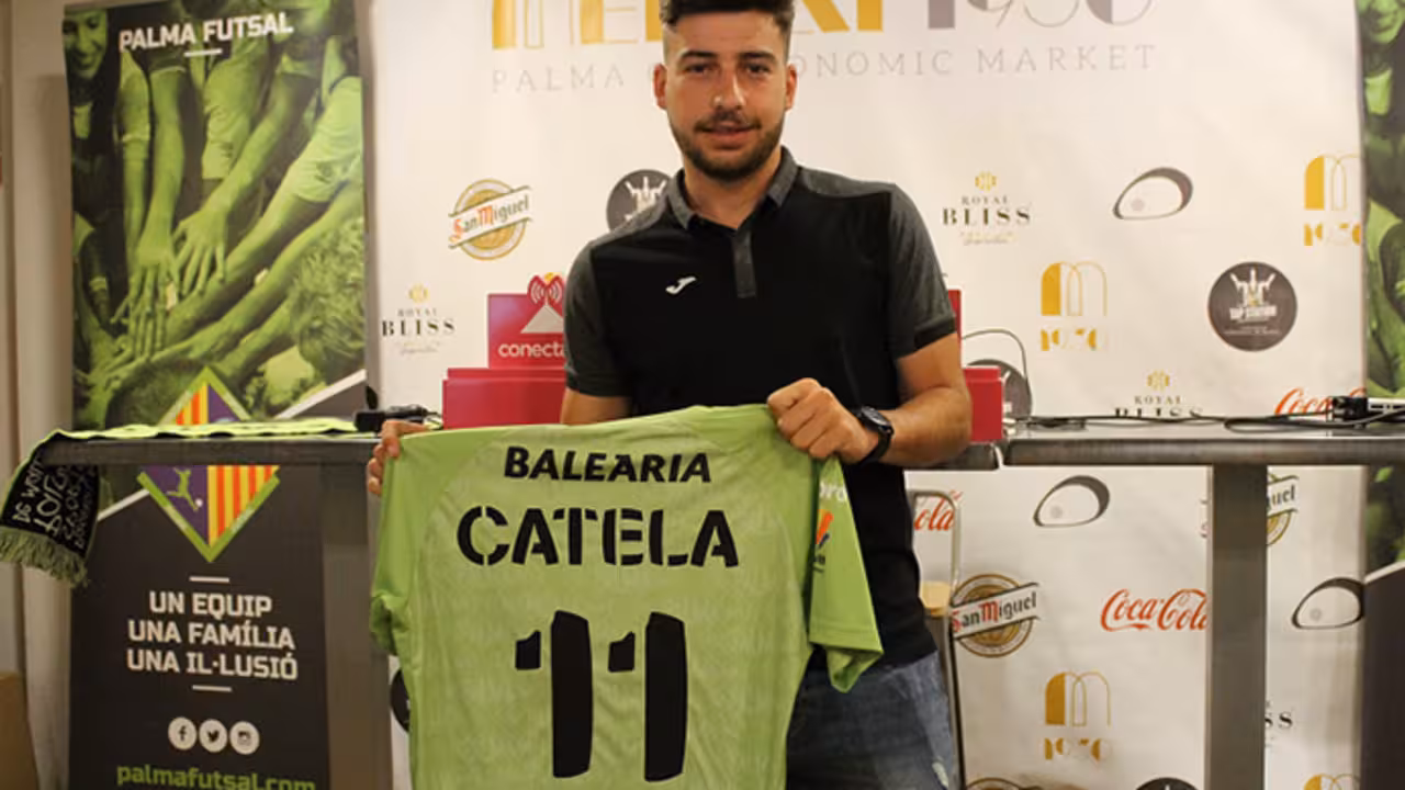 Catela en el Palma Futsal