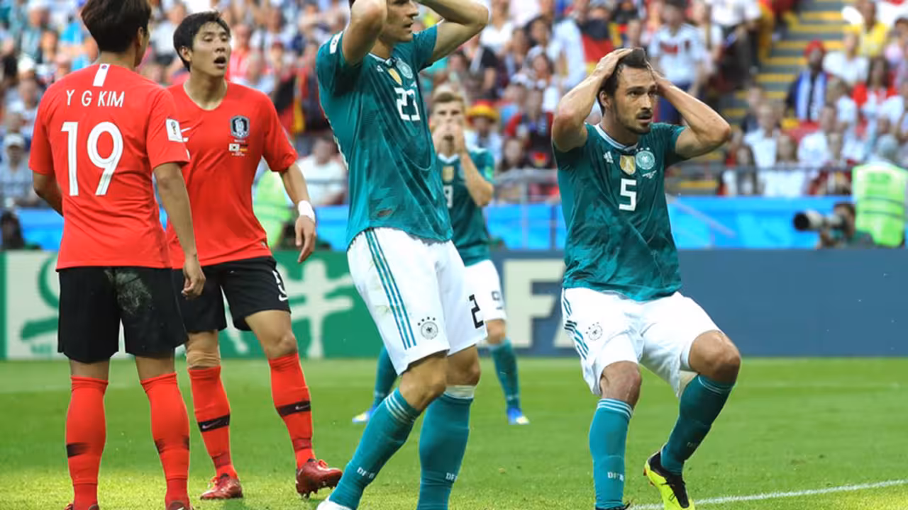 Alemania eliminada del Mundial