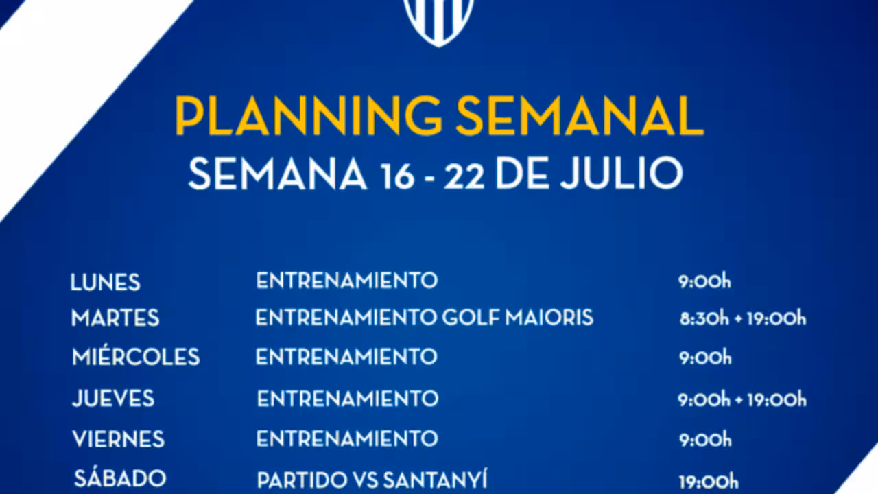 Planning Semanal del Baleares