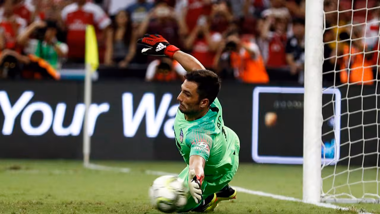 Adán en el Atlético de  Madrid