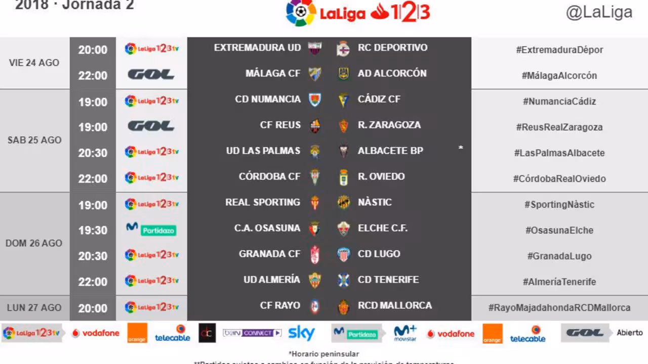 El Mallorca jugará el lunes 27 de agosto