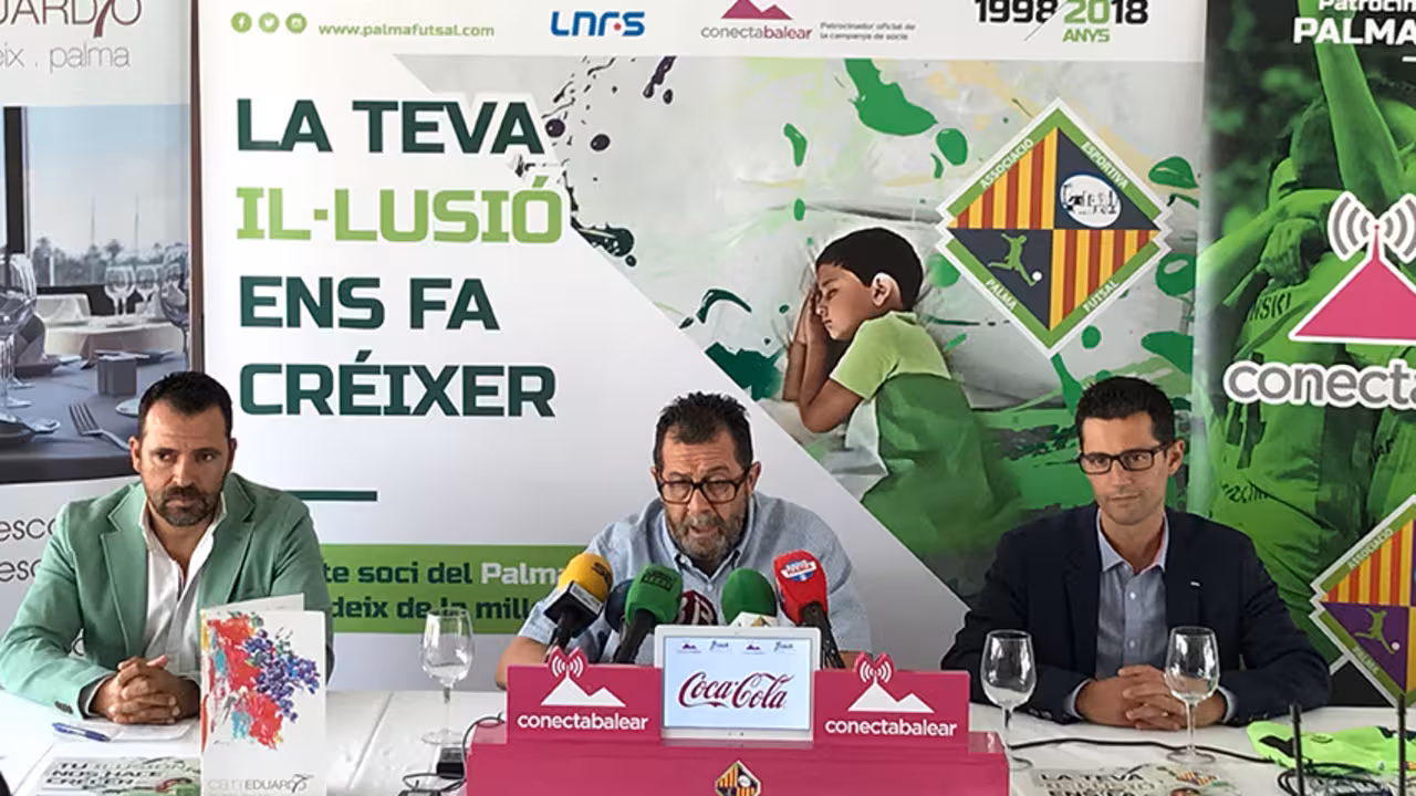 Miquel Jaume en la presentación de la campaña