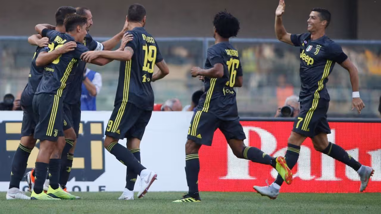 Cristiano Ronaldo con la Juventus