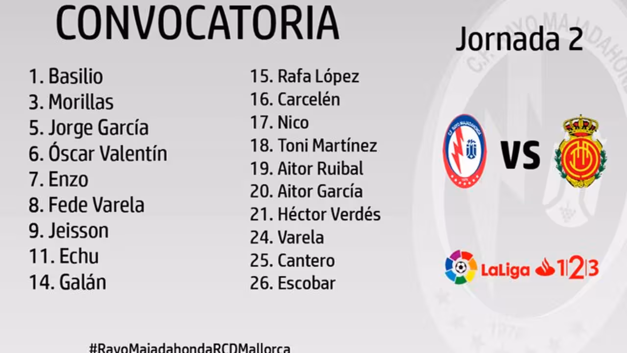 Convocatoria Rayo Majadahonda