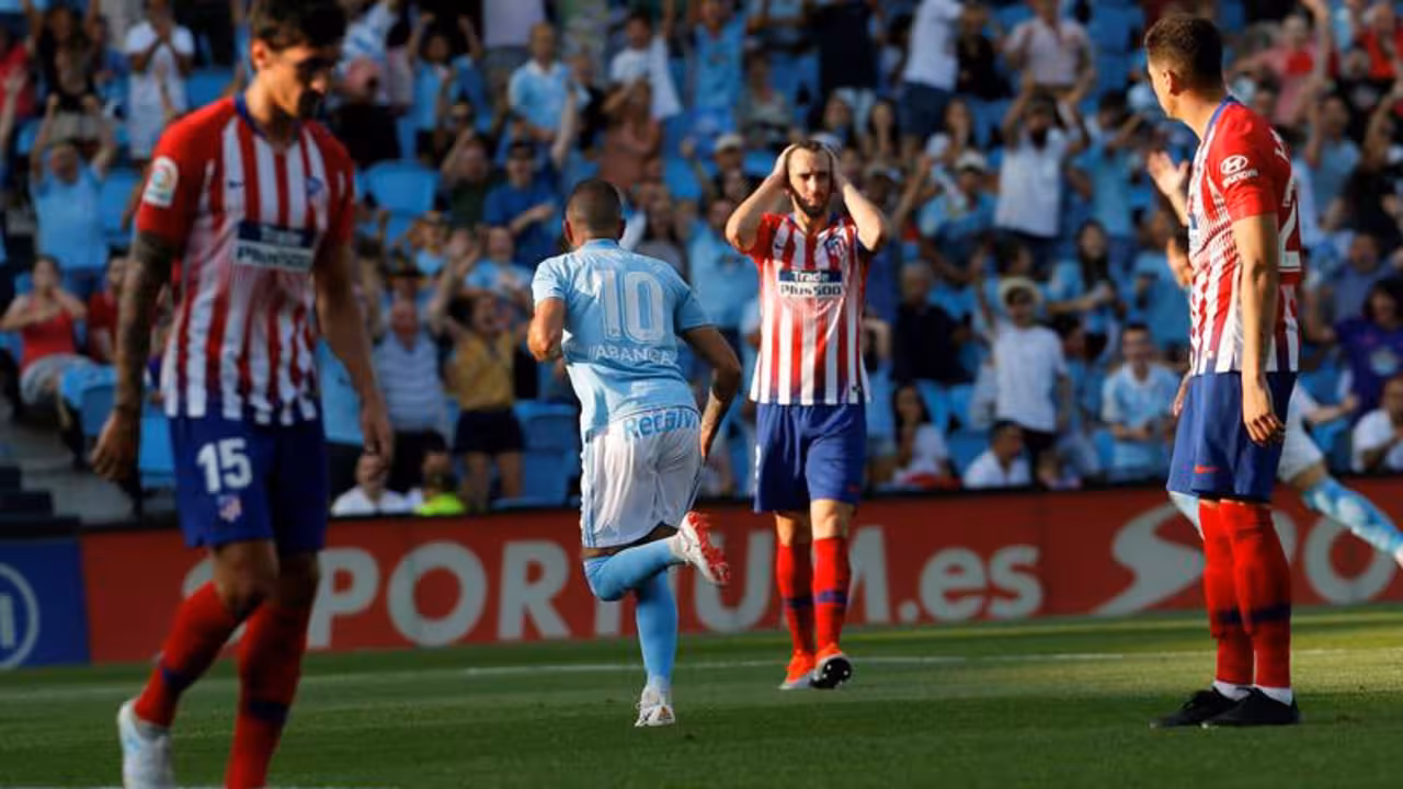 Celta de Vigo gana al Atlético de Madrid