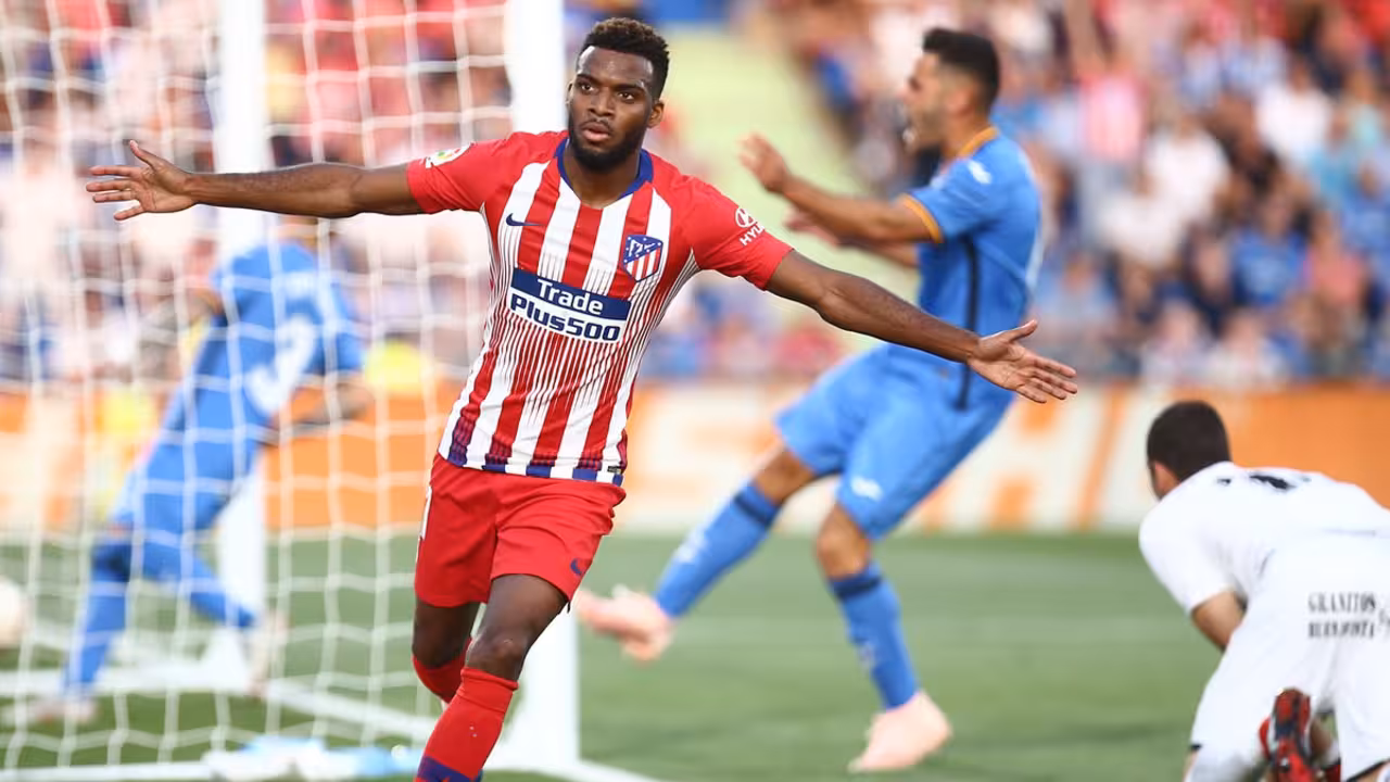 Lemar con el Atlético