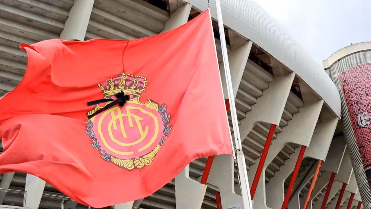 La bandera del Real Mallorca
