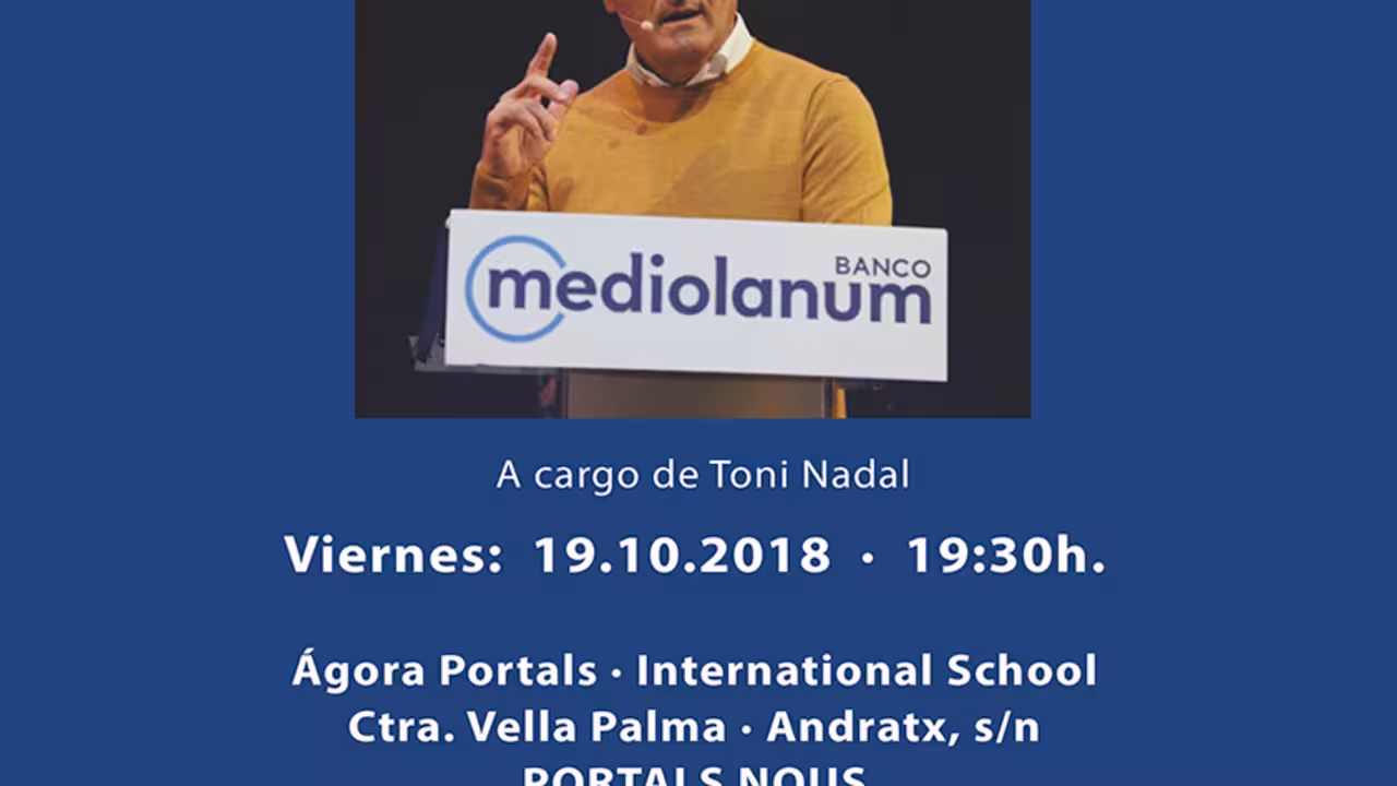 Toni Nadal en Conferencia