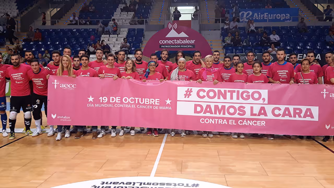 El Palma Futsal con Sant Llorenç