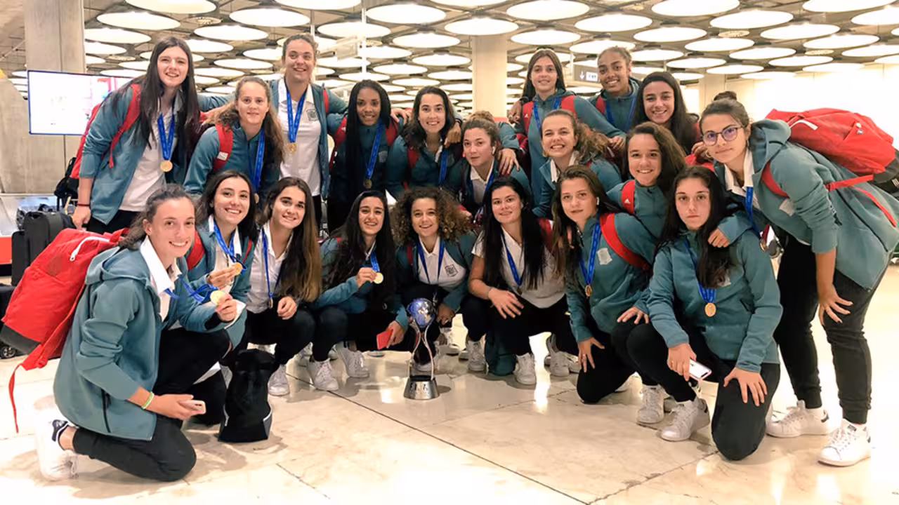 España aterriza en Madrid
