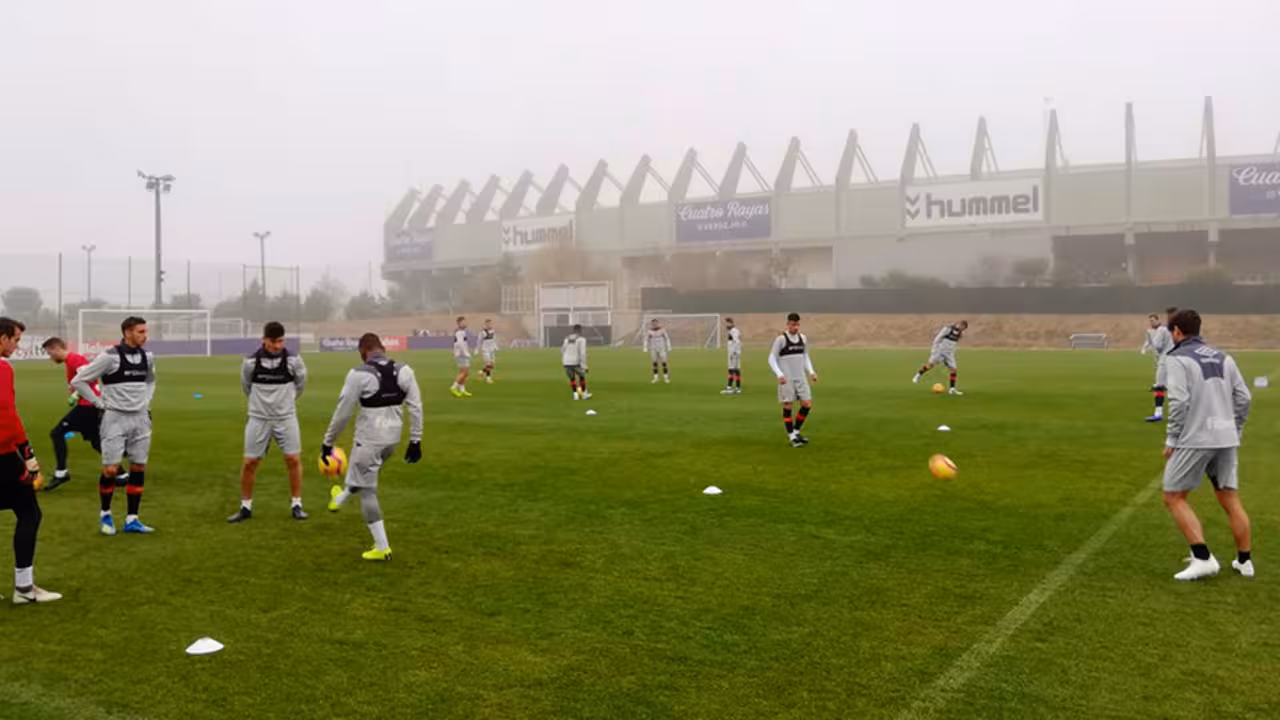 El Mallorca entrena en Valladolid