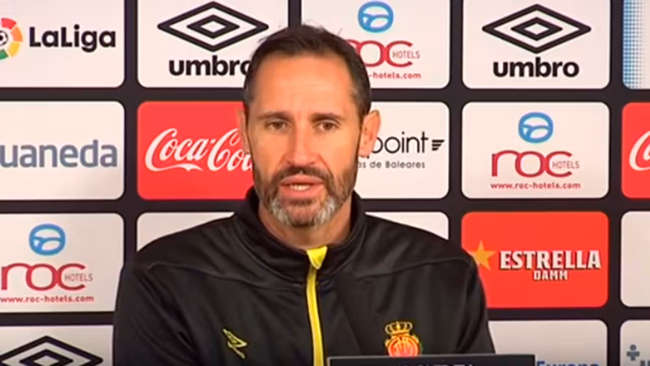 Vicente Moreno en rueda de prensa