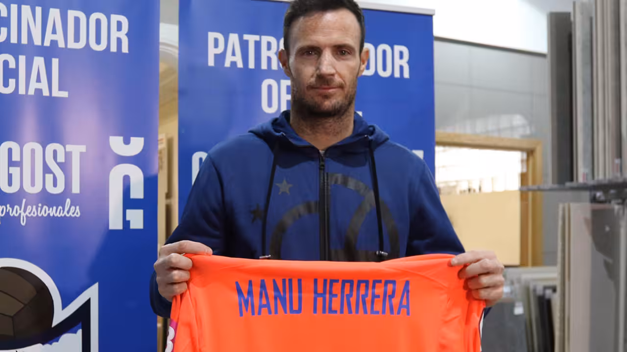 Manu Herrera en su presentación