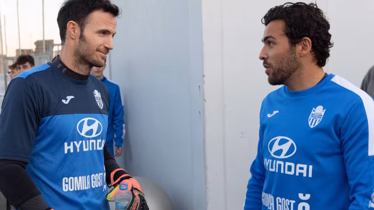 José Peris con Manu Herrera