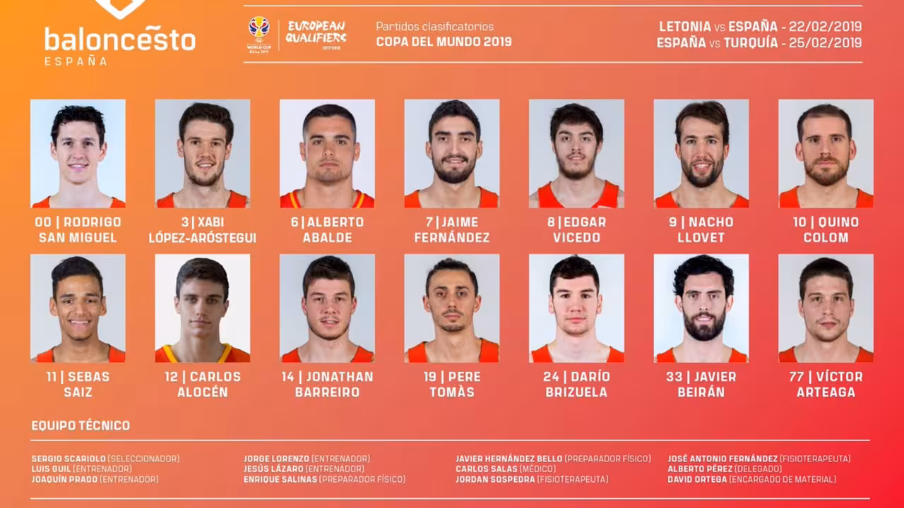 Pere Tomás en la lista de Scariolo