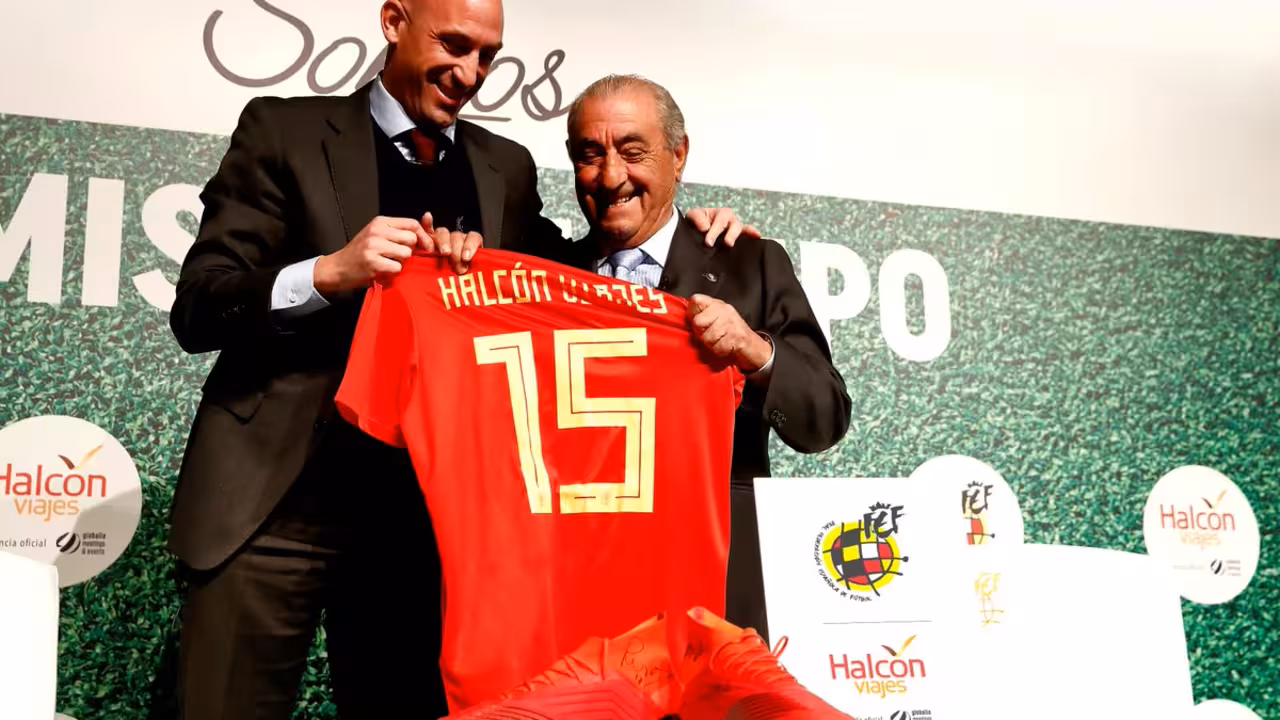 Rubiales con Juan José Hidalgo