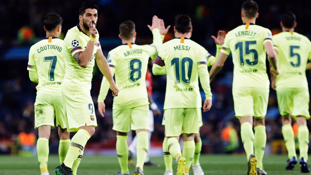 El FC Barcelona gana en Old Trafford