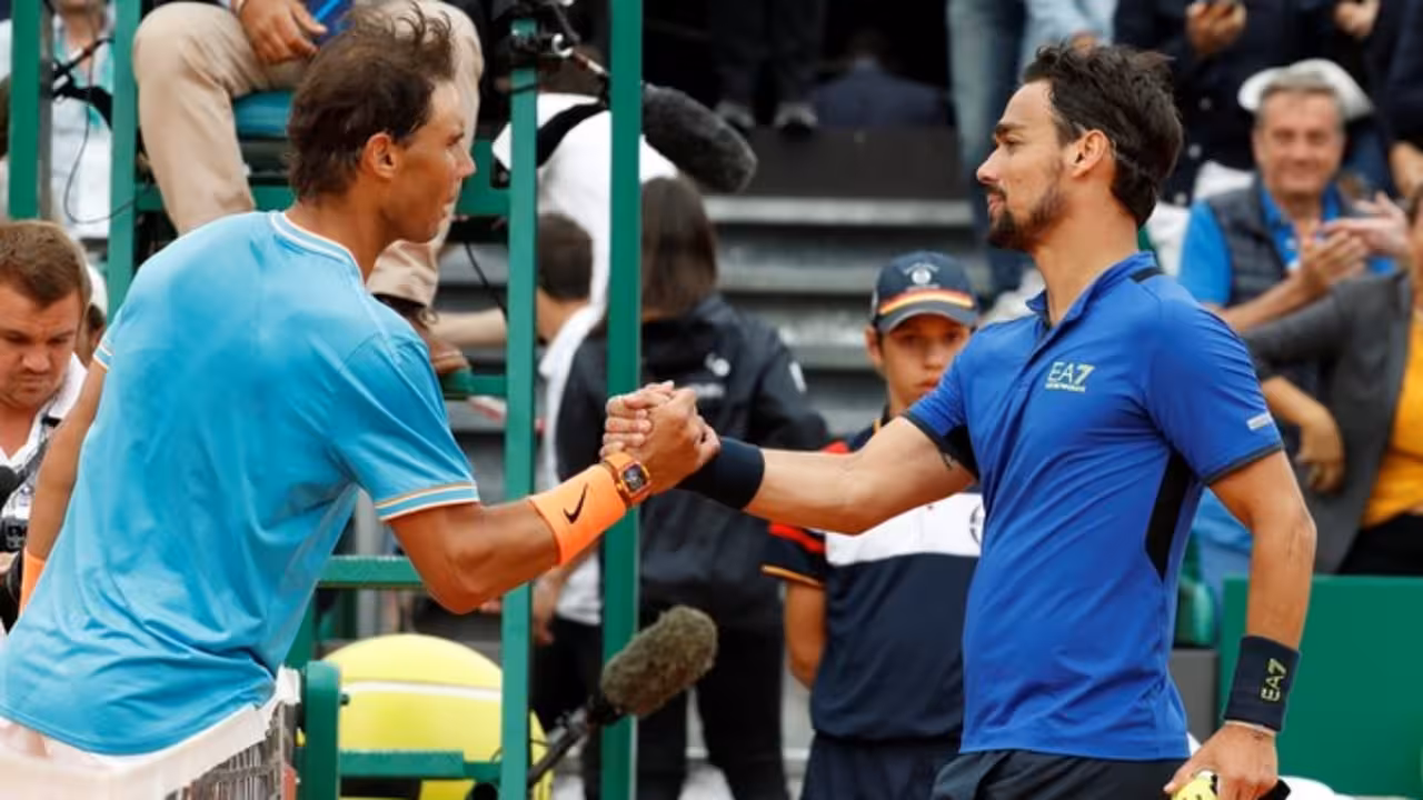Nadal cae ante Fognini en Montecarlo