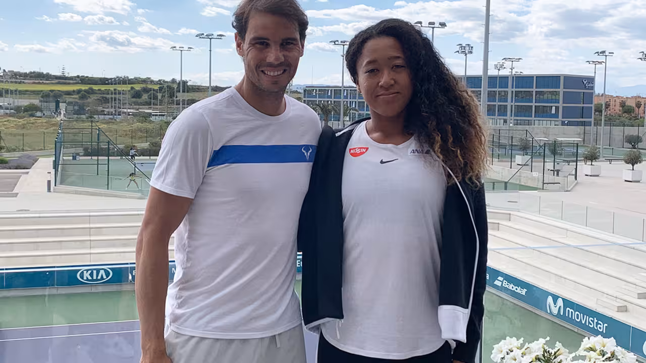 Nadal con Naomi Osaka