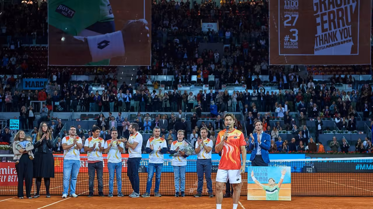 David Ferrer en Madrid