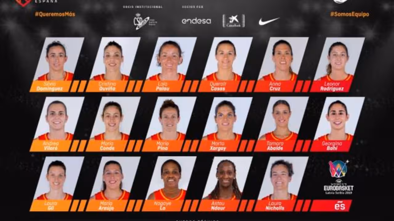 La selección española femenina