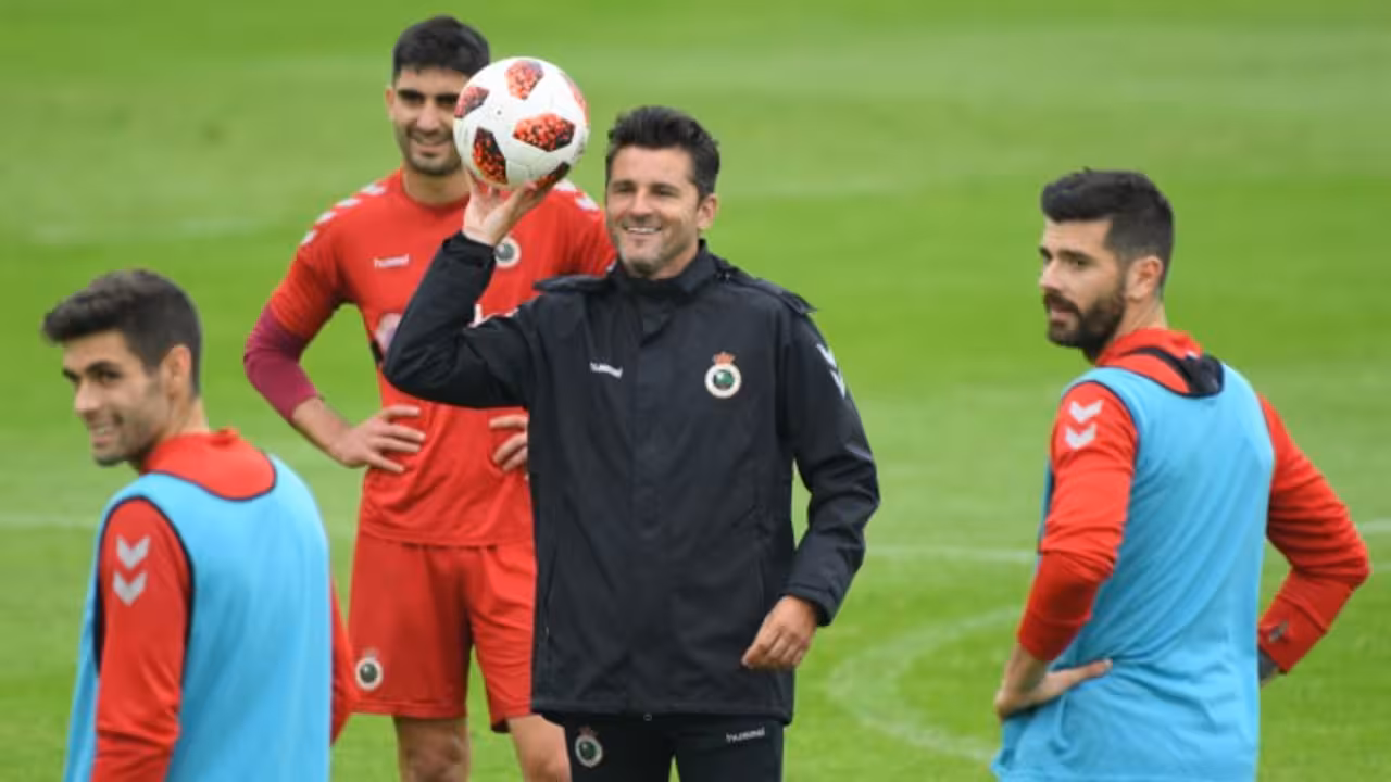 Iván Ania en el Racing
