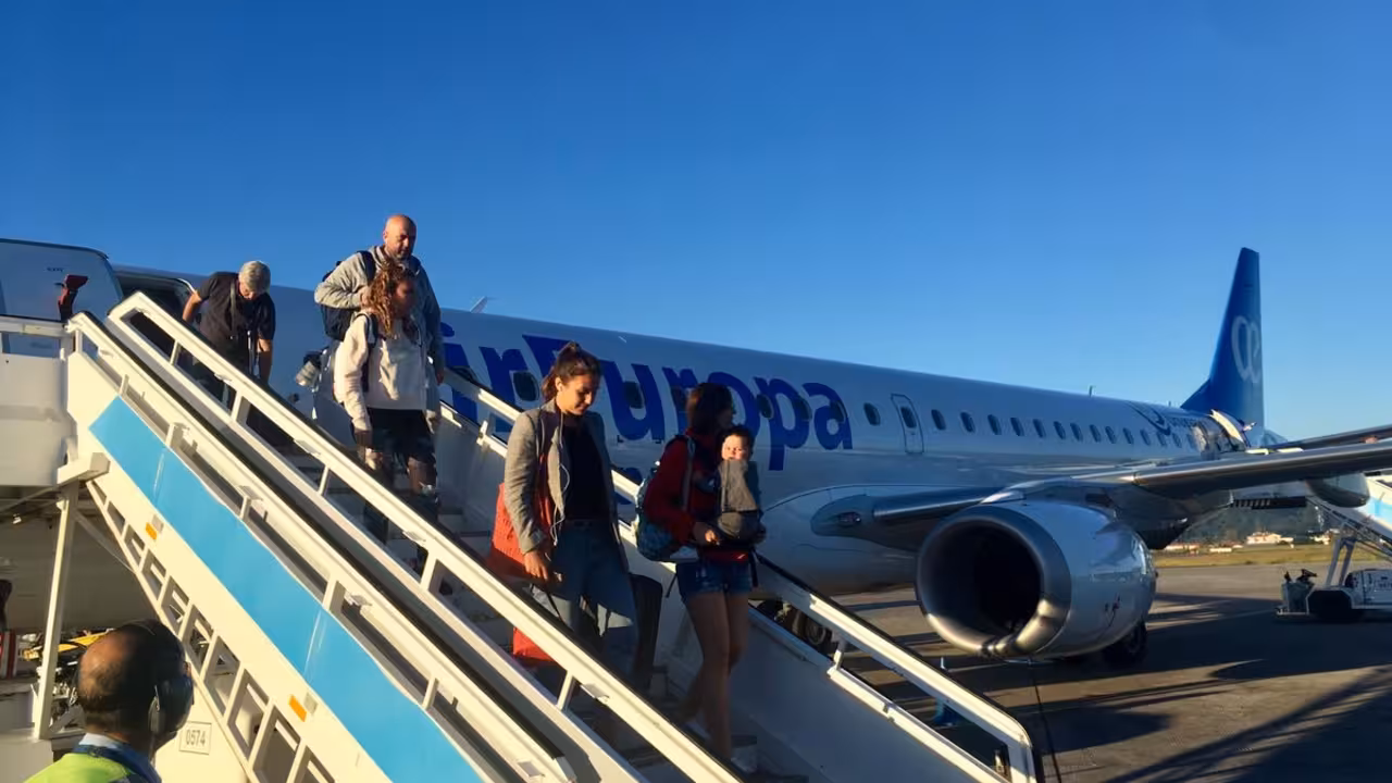 La afición del Iberojet Palma en Bilbao
