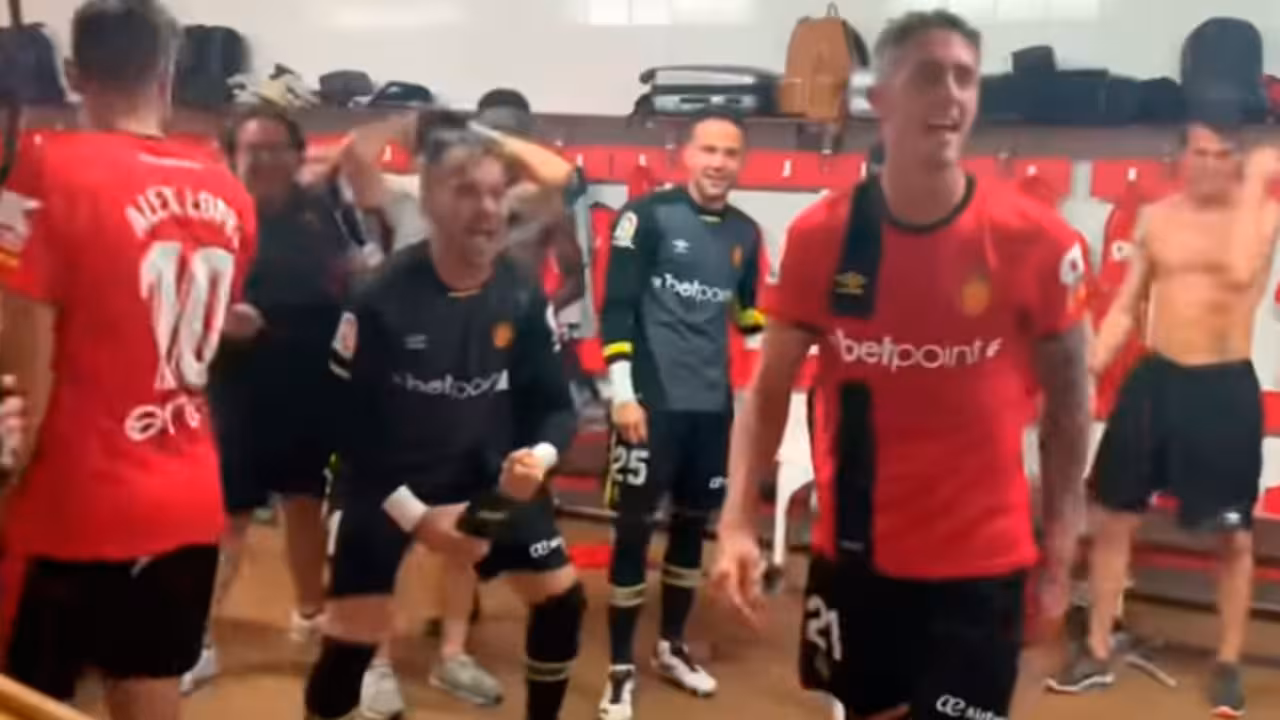 El vestuario del RCD Mallorca