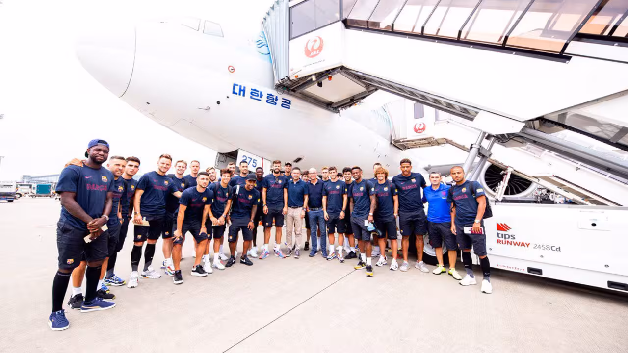 El FC Barcelona llega a Japón