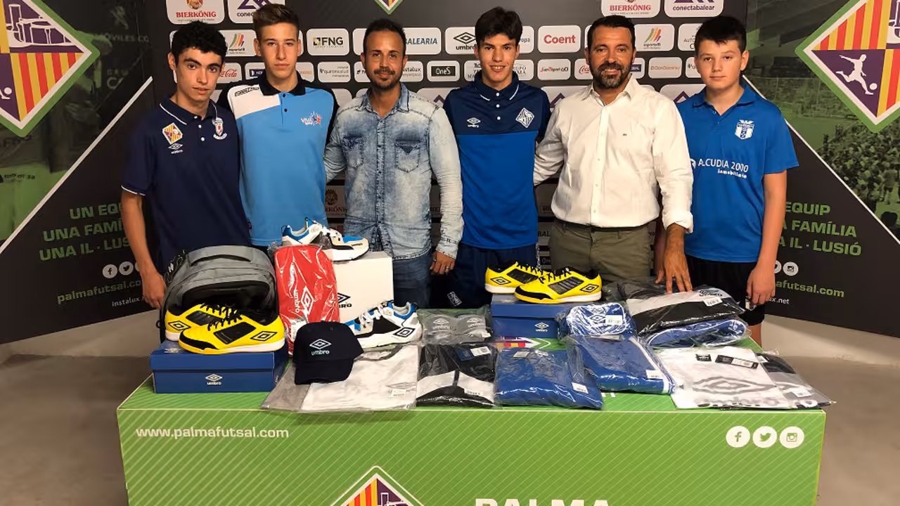 Palma Futsal y sus mejores estudiantes