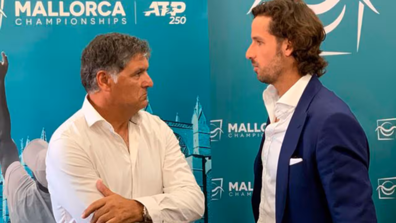 Feliciano López con Toni Nadal