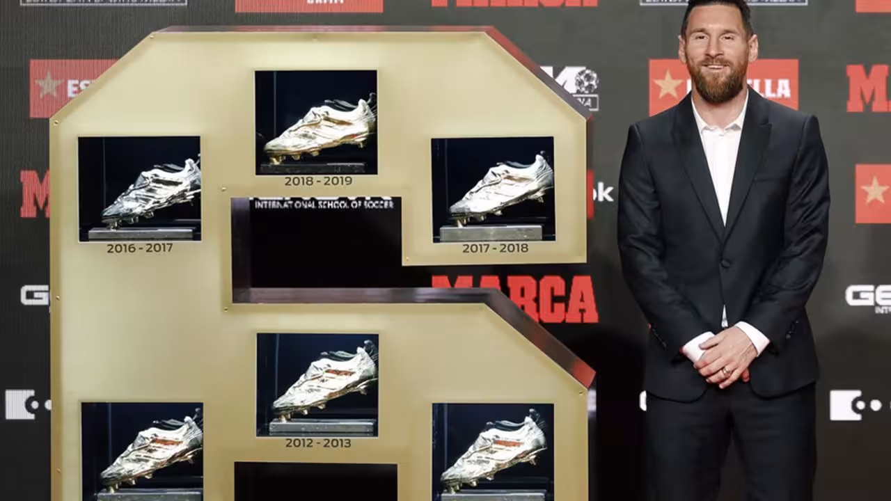 Messi con la Bota de Oro