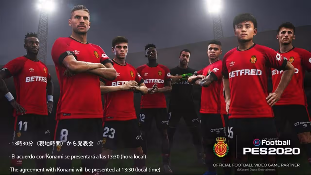 El RCD Mallorca firma con Konami