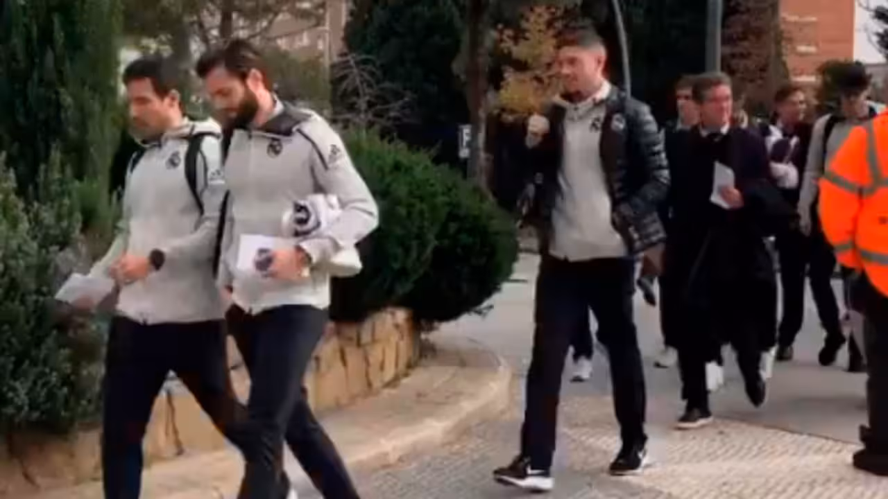 El Real Madrid en el Hotel