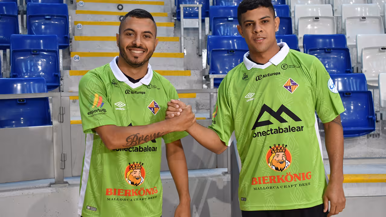Allan y Vilela en el Palma Futsal