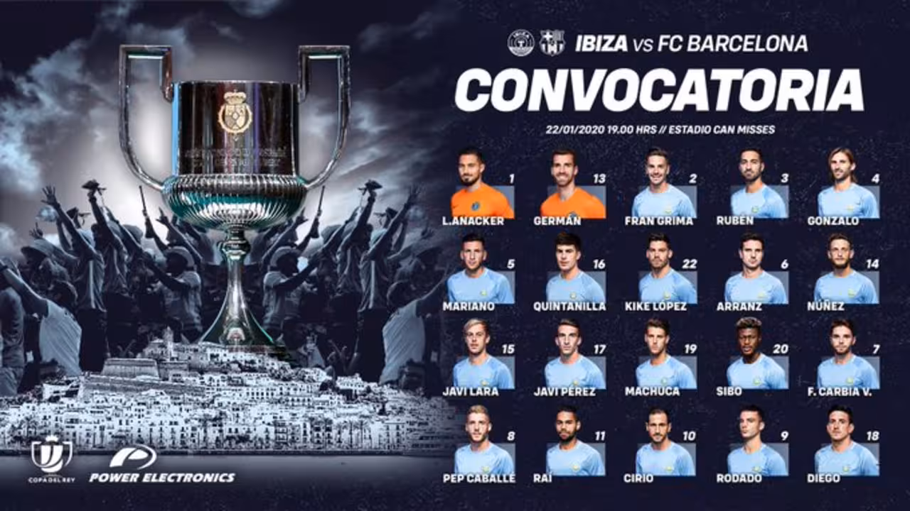 Convocatoria de la UD Ibiza