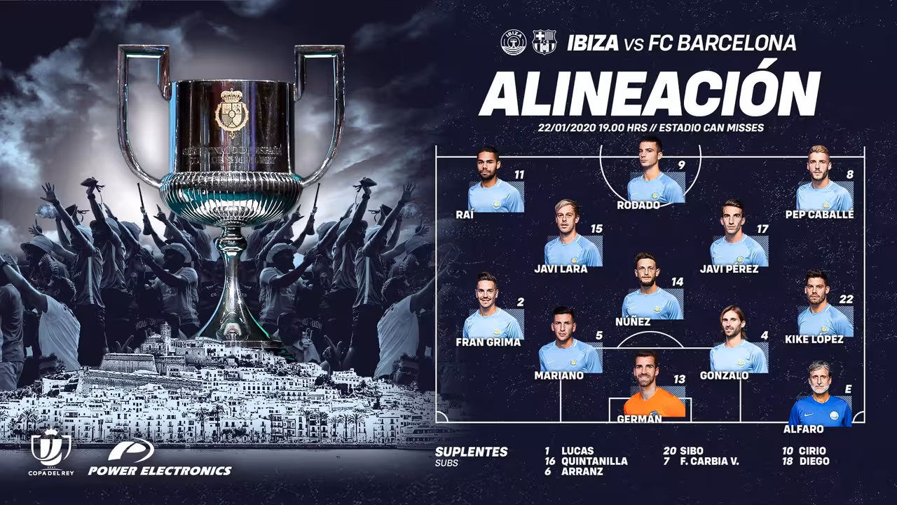 Once de la UD Ibiza