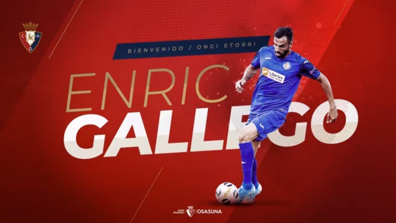 Enric Gallego al Osasuna