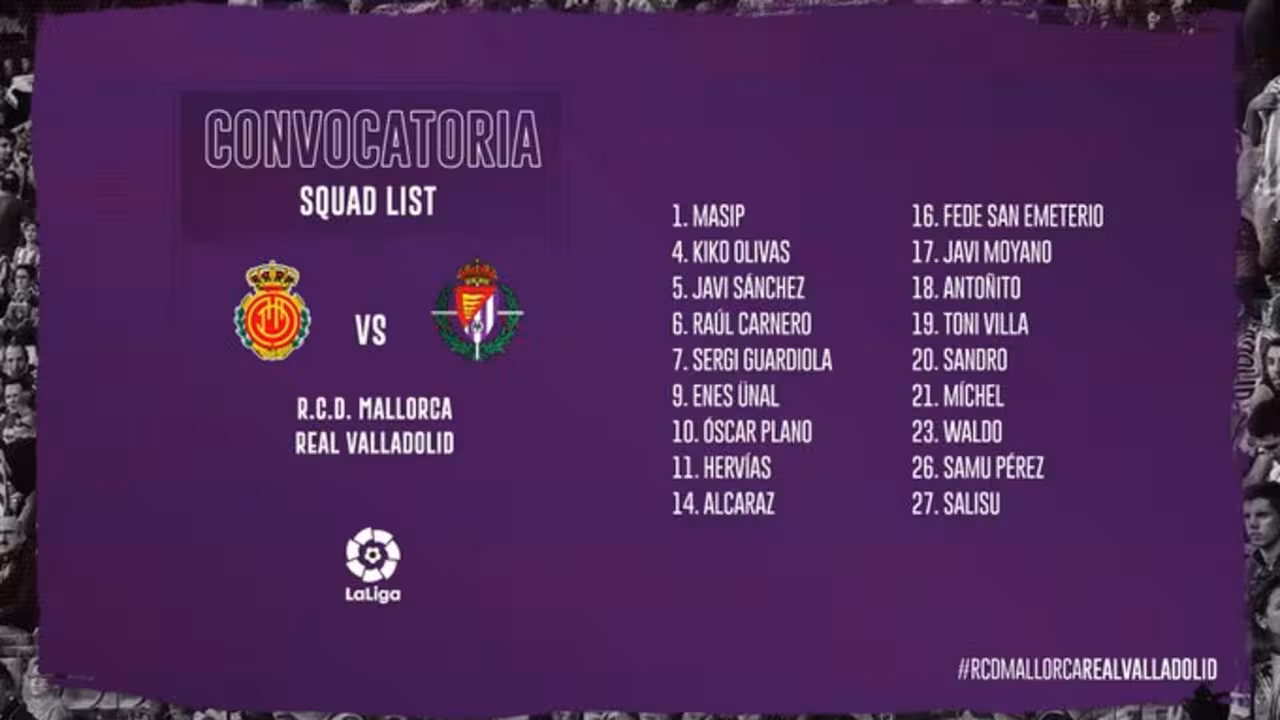 Convocatoria Real Valladolid