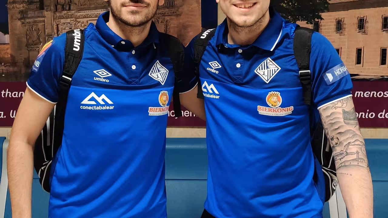 Quintela y MatiRosa en el Palma Futsal