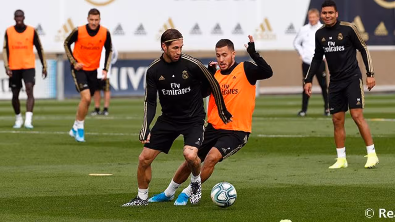 El Real Madrid en Valdebebas