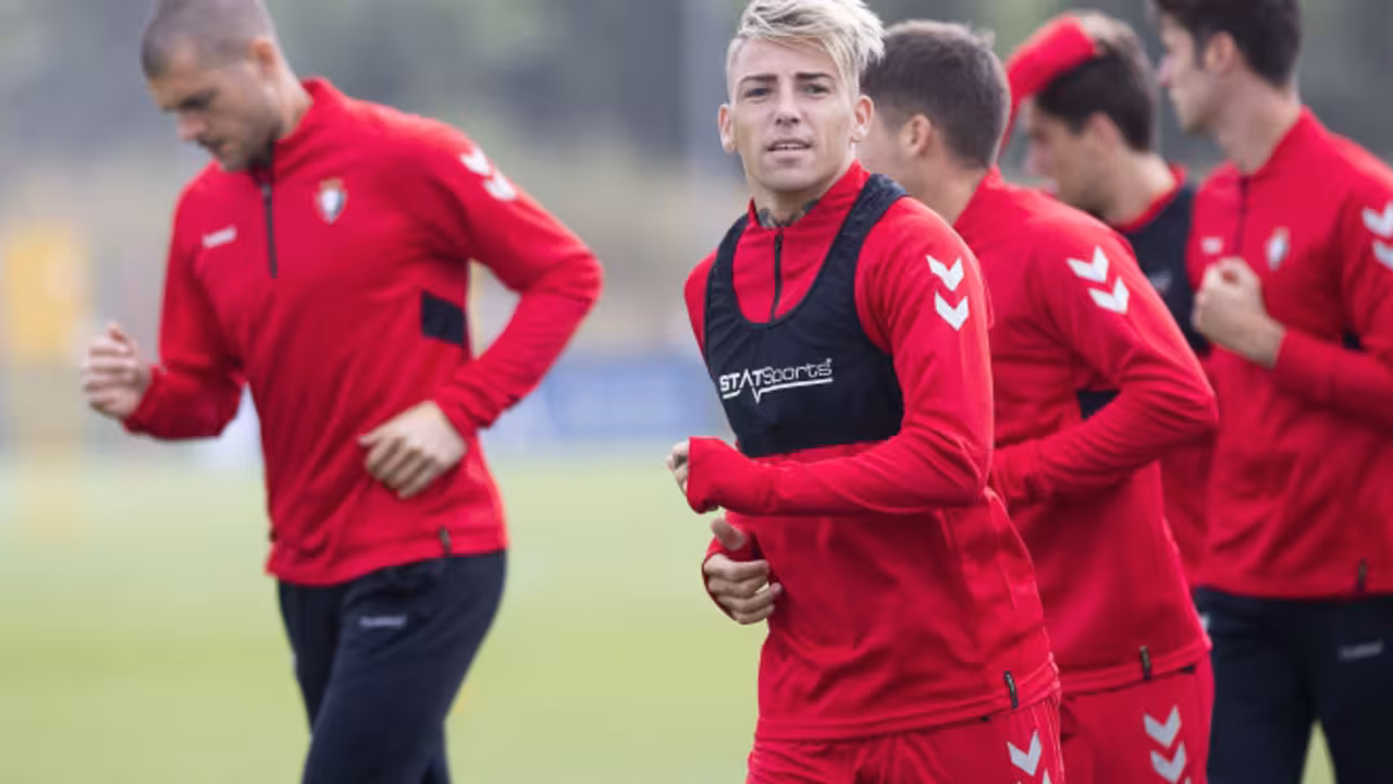 El Osasuna entrena con Brandon