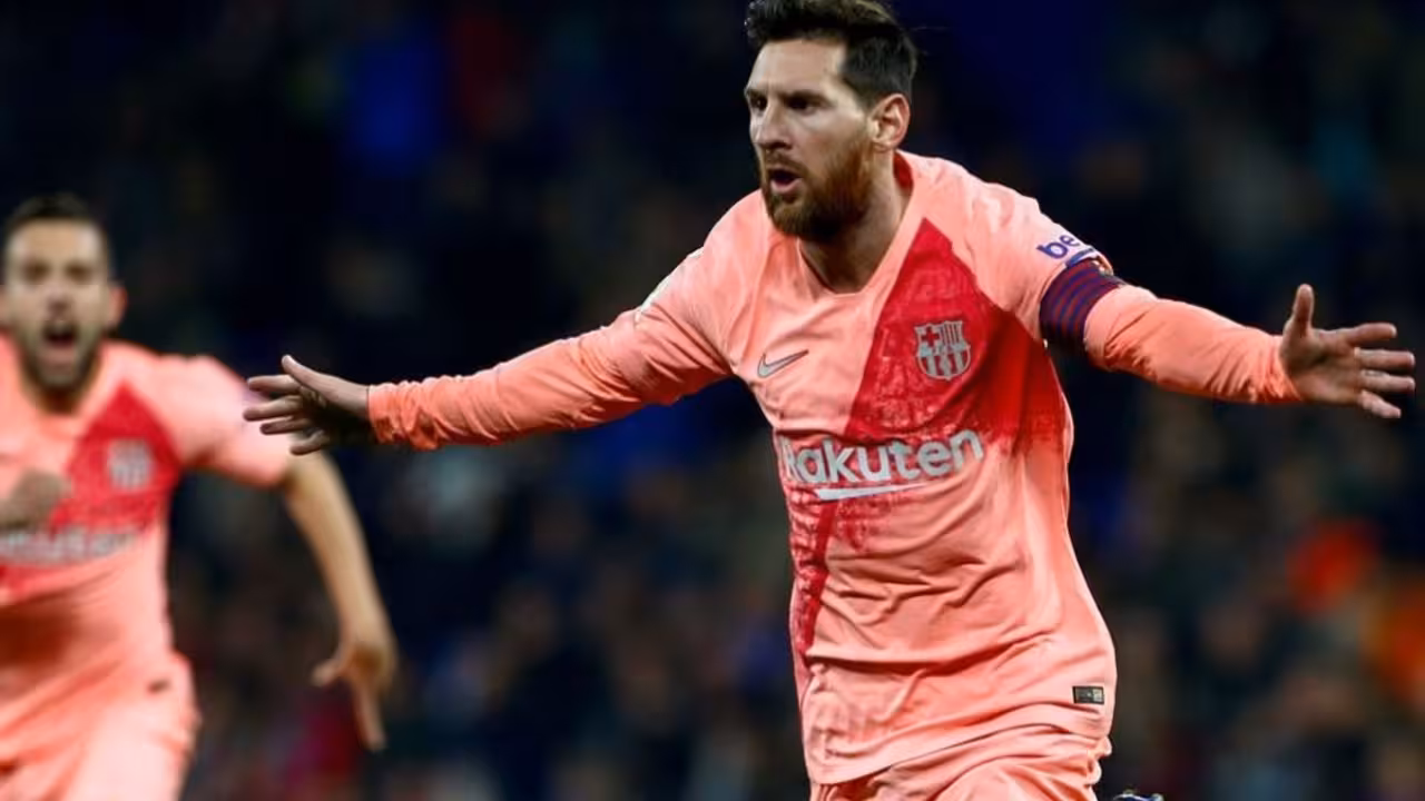 Messi ante el Espanyol