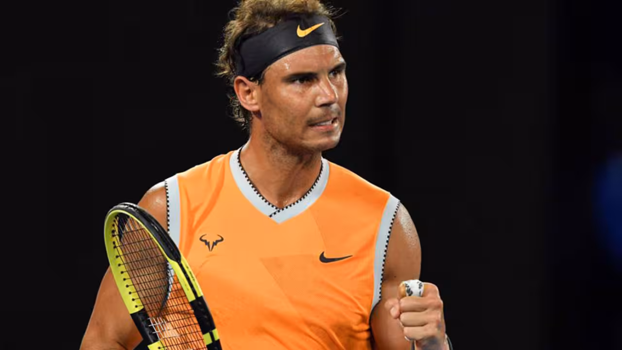 Nadal en el Open de Australia