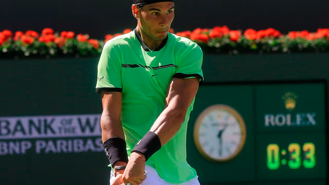 Rafel Nadal en Indian Wells