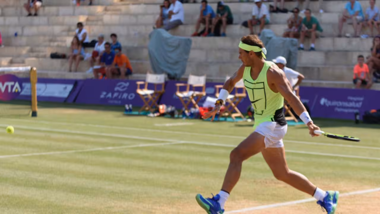 Rafel Nadal en el Mallorca Open